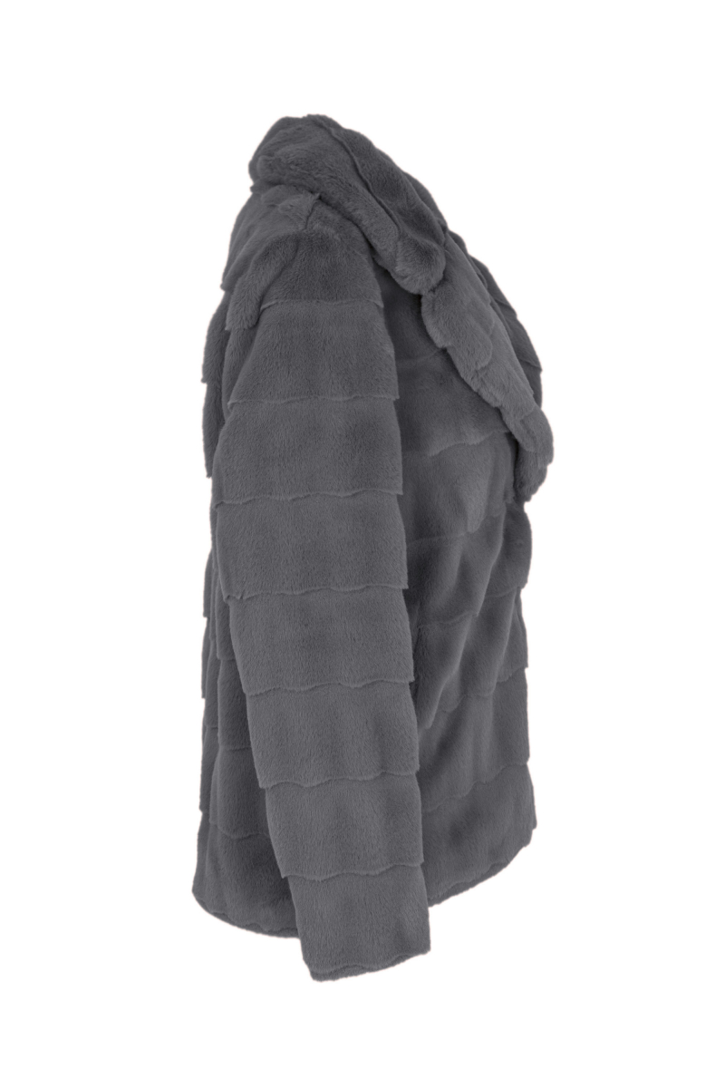 Женское пальто Elema 1-206-170 тёмно-серый