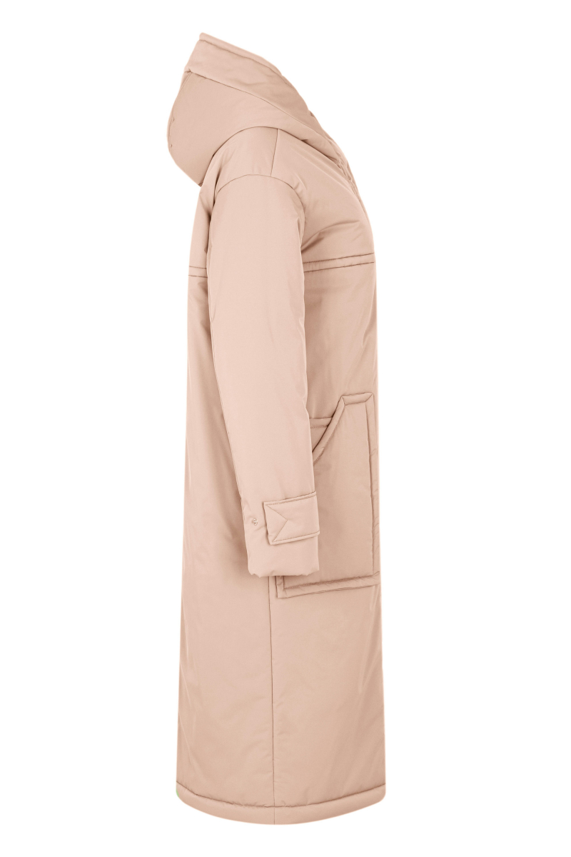 Женское пальто Elema 5-13036-1-164 дымчатая_роза
