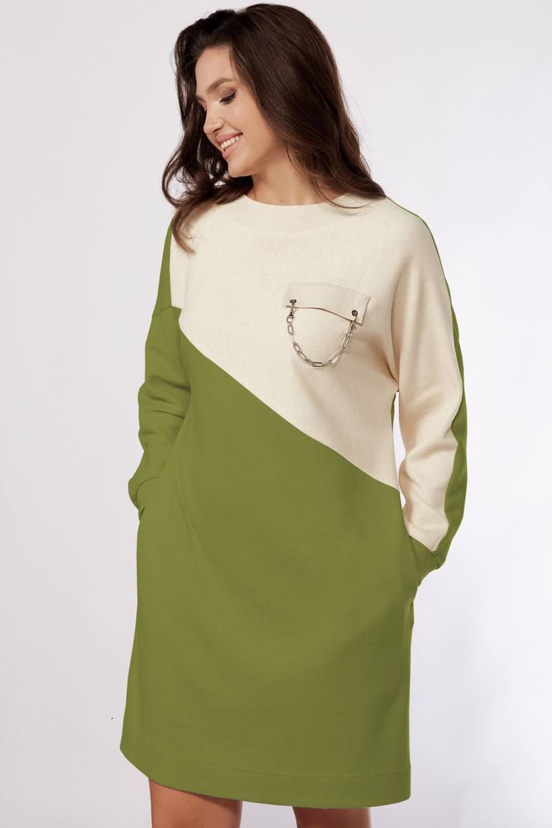 Платья Karina deLux M-1161 зеленый