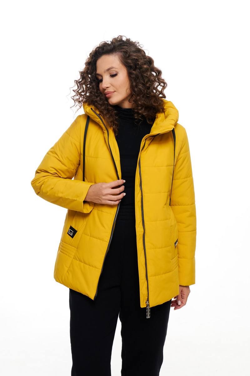 Женская куртка Beautiful&Free 6096 желтый