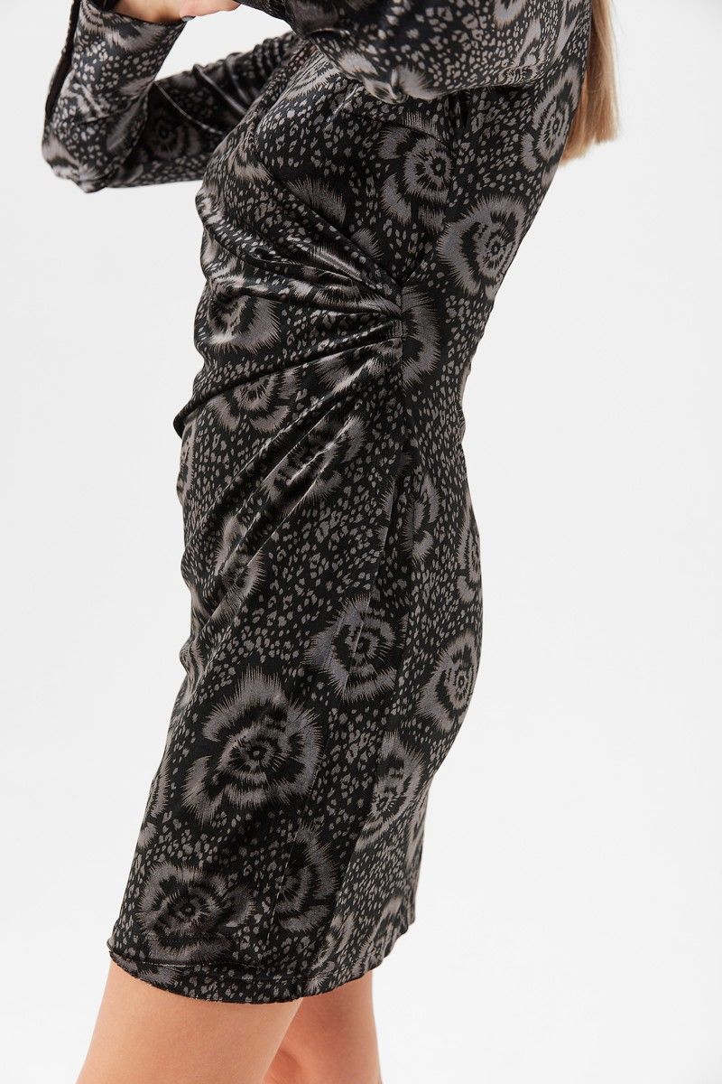 Платья Condra 4381 черно-серый