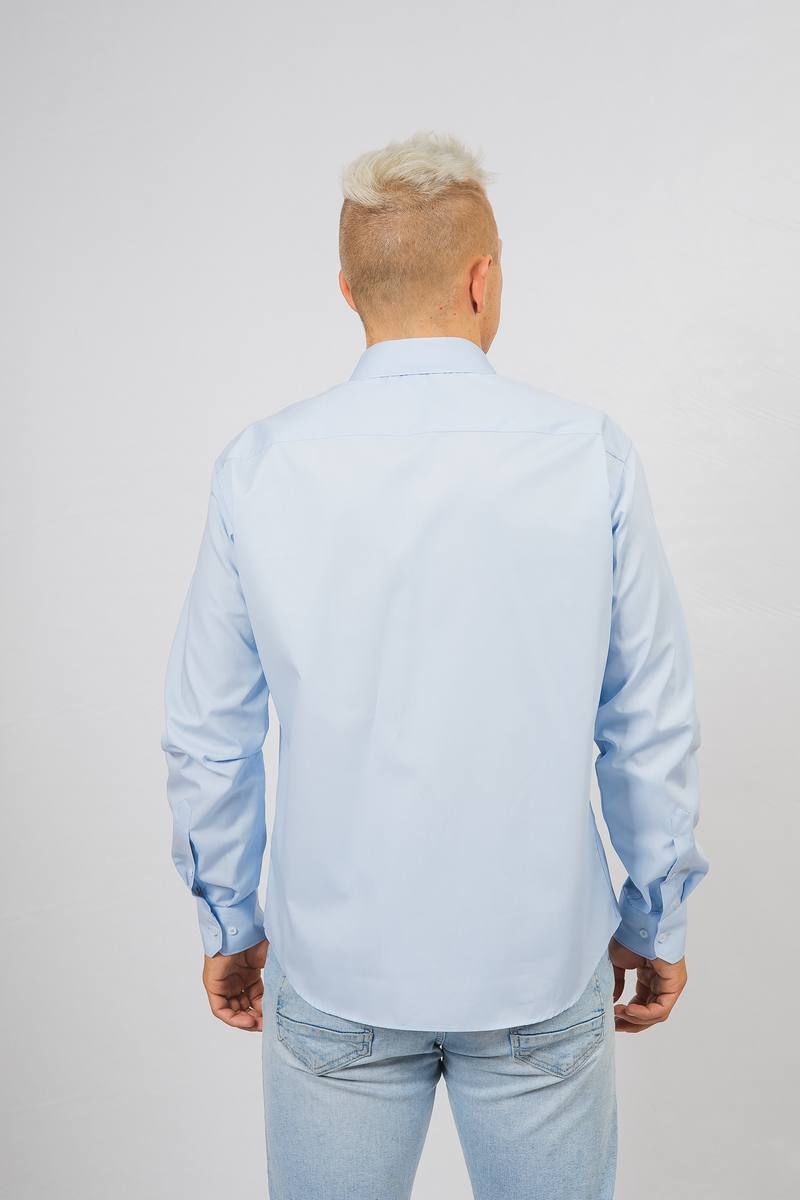 Рубашки с длинным рукавом Nadex 01-047312/204-23.182-188 светло-голубой