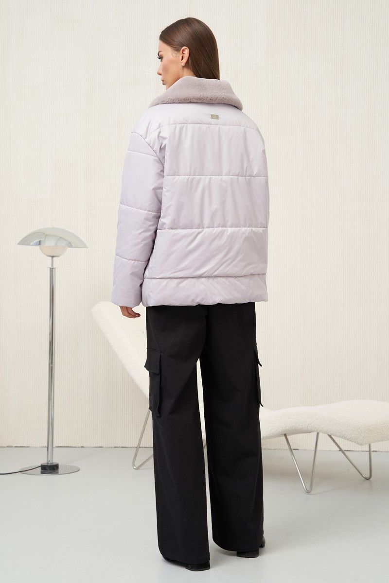 Женская куртка Fantazia Mod 4615 серебрянно-розовый