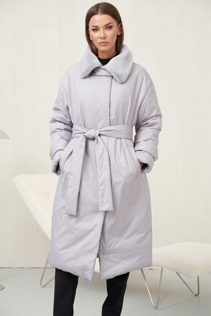 Женское пальто Fantazia Mod 4593 серый