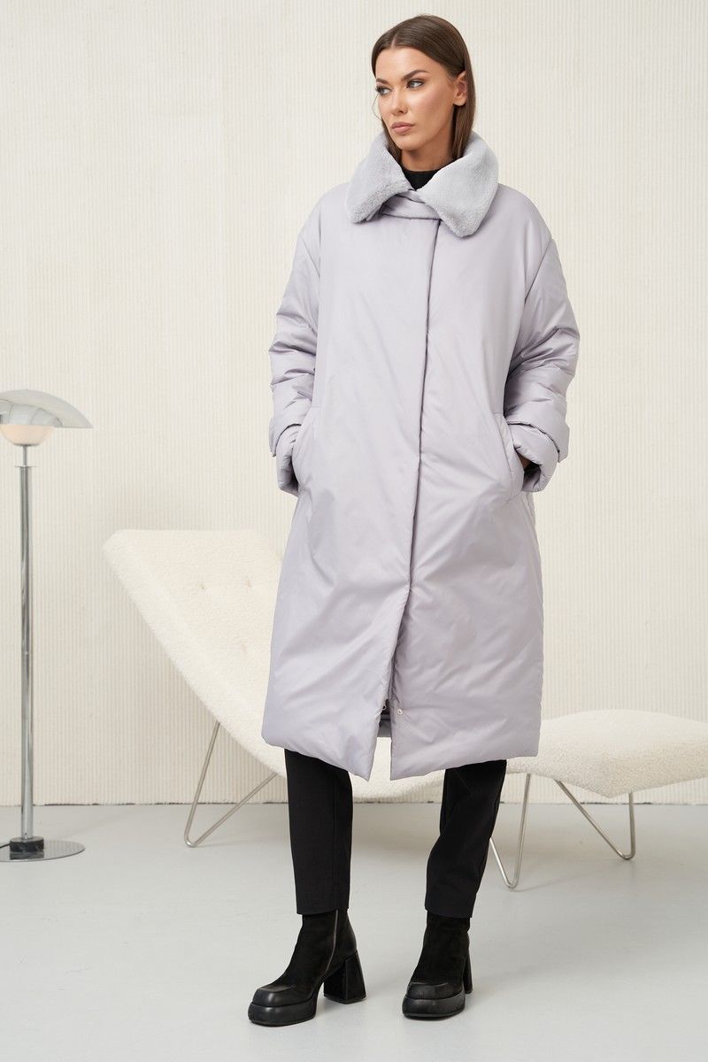 Женское пальто Fantazia Mod 4593 серый