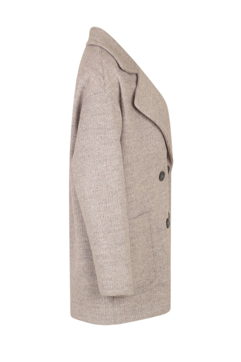 Женское пальто Elema 1-12727-1-170 сиреневый_меланж