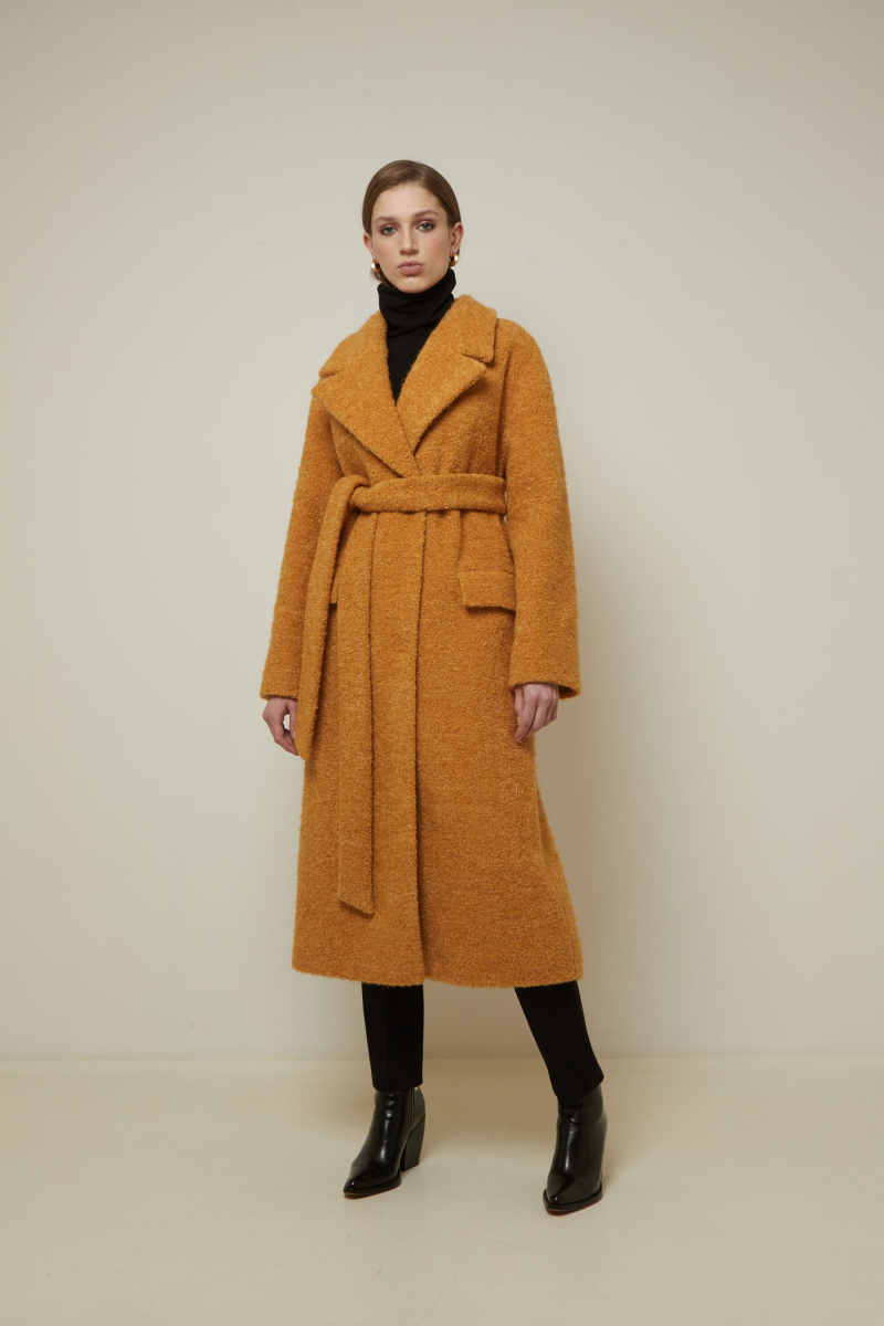 Женское пальто Elema 1-12905-1-164 медный