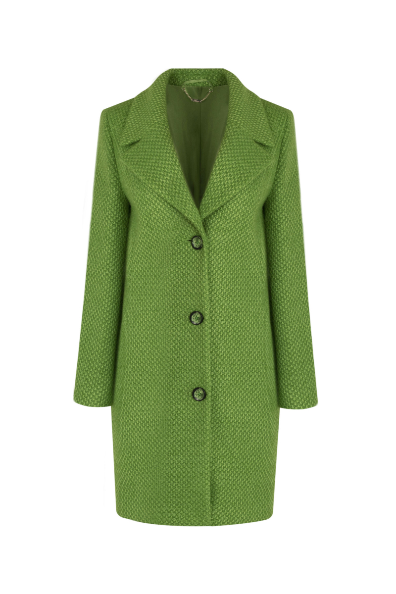 Женское пальто Elema 1-13042-1-170 зелёный
