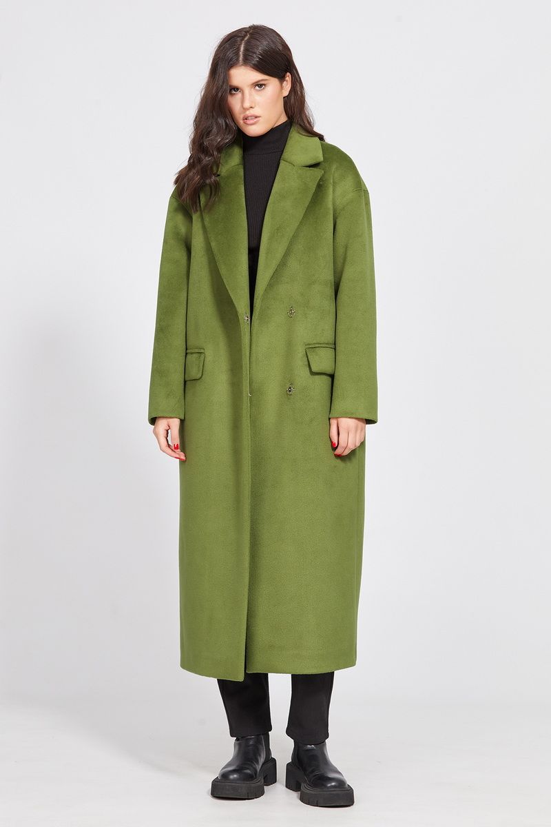 Женское пальто EOLA 2484 олива