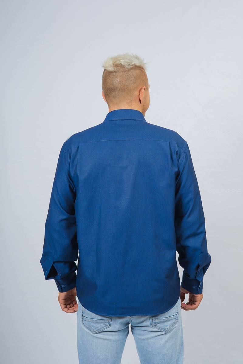 Рубашки с длинным рукавом Nadex 01-062913/203-23.170-176 темно-синий_оксфорд