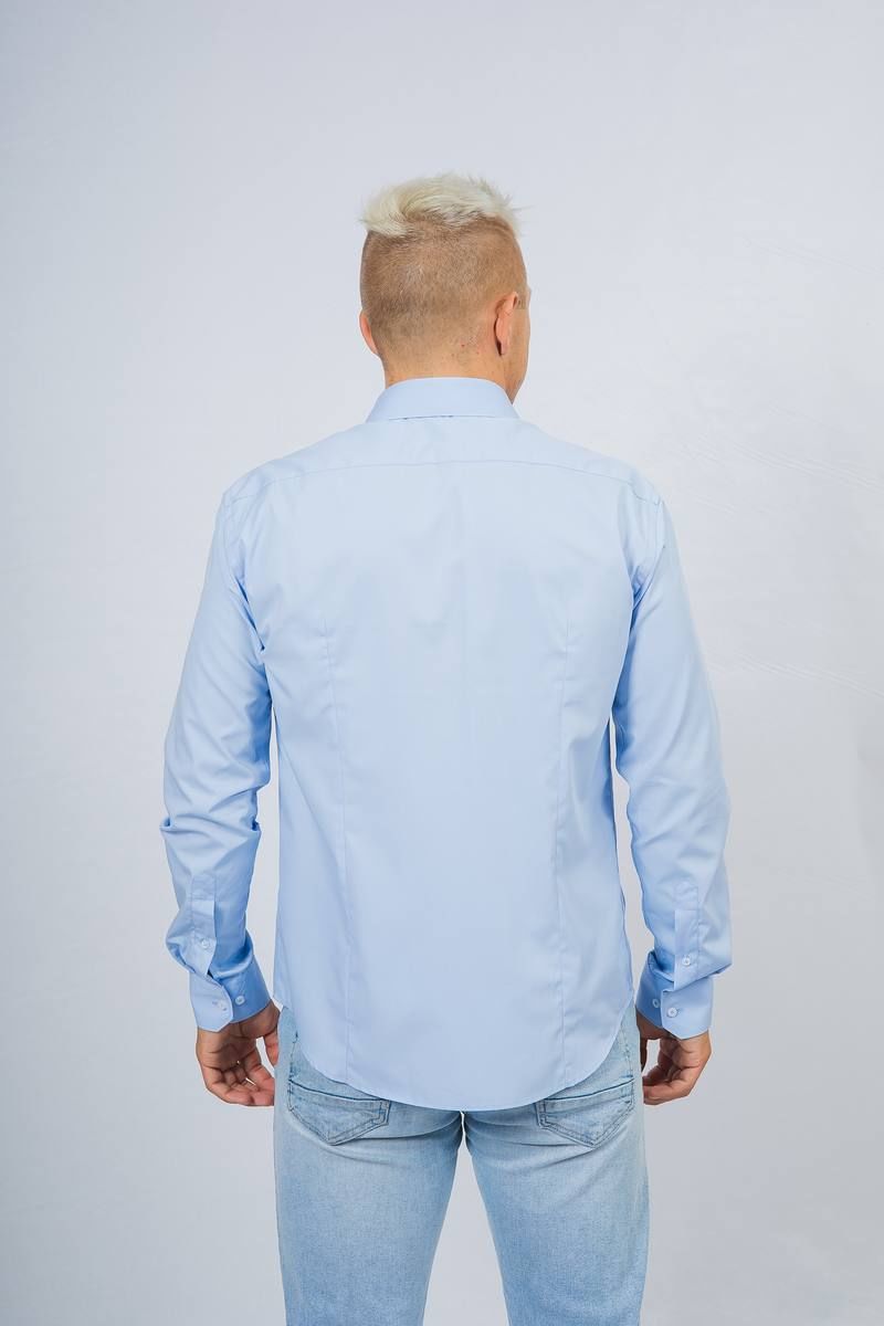Рубашки с длинным рукавом Nadex 01-047411/204-23.170-176 голубой