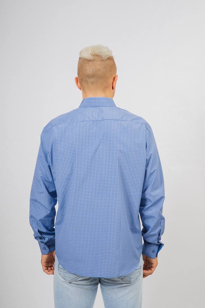 Рубашки с длинным рукавом Nadex 01-046612/429-23.182-188 голубо-синий