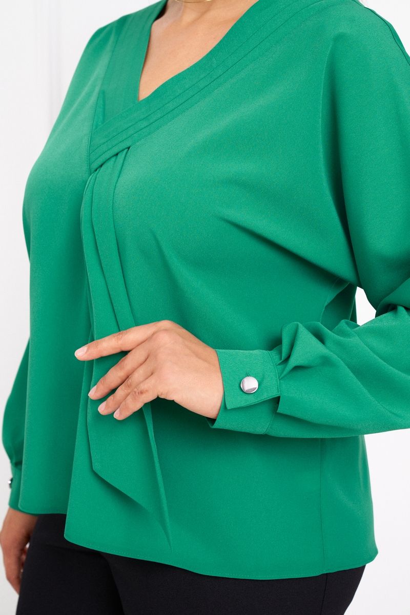 Блузы Almirastyle 305 зелёный