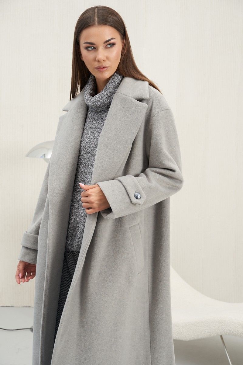 Женское пальто Fantazia Mod 4645 серый