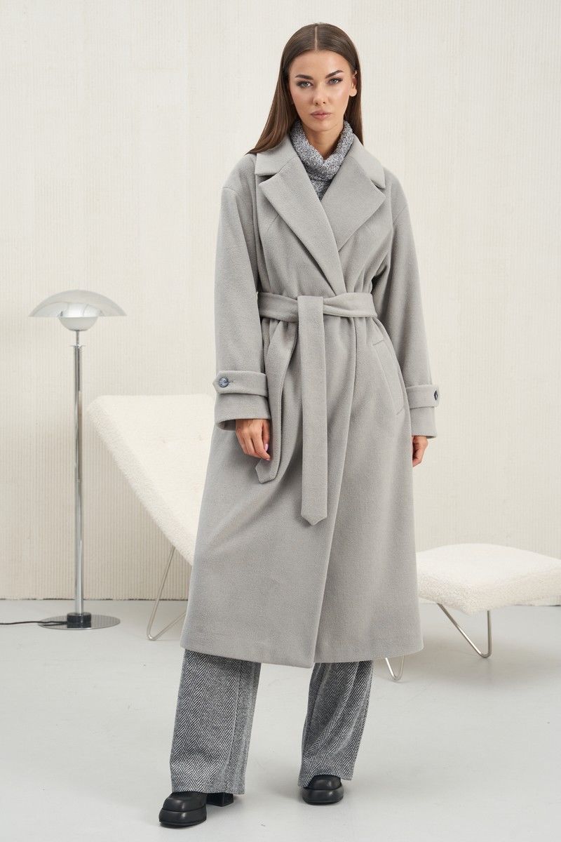 Женское пальто Fantazia Mod 4645 серый