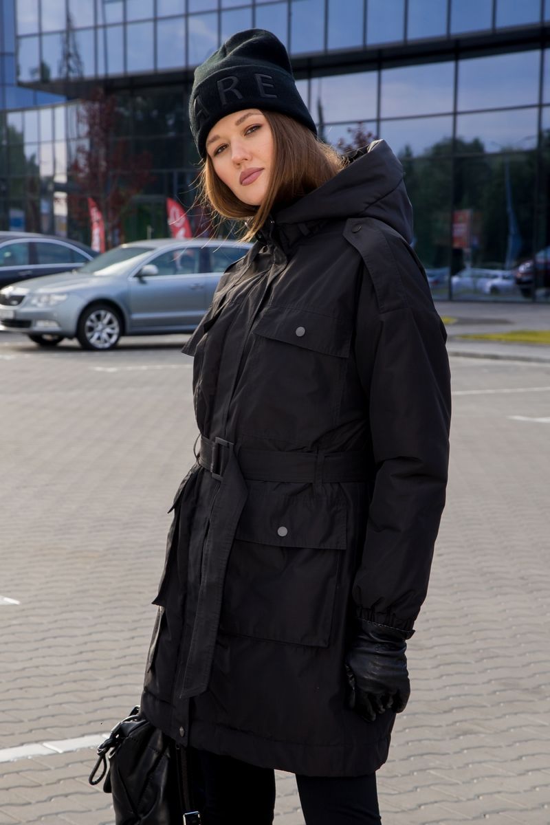 Женское пальто DOGGI 5026/1 черный