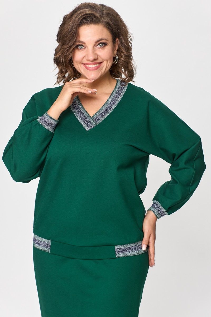 Юбочный комплект T&N 7450 темный_изумруд