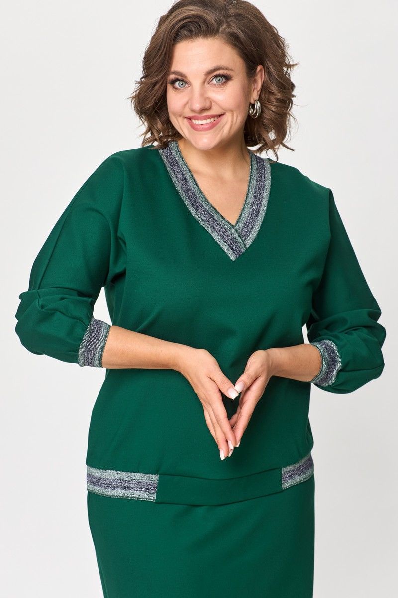 Юбочный комплект T&N 7450 темный_изумруд