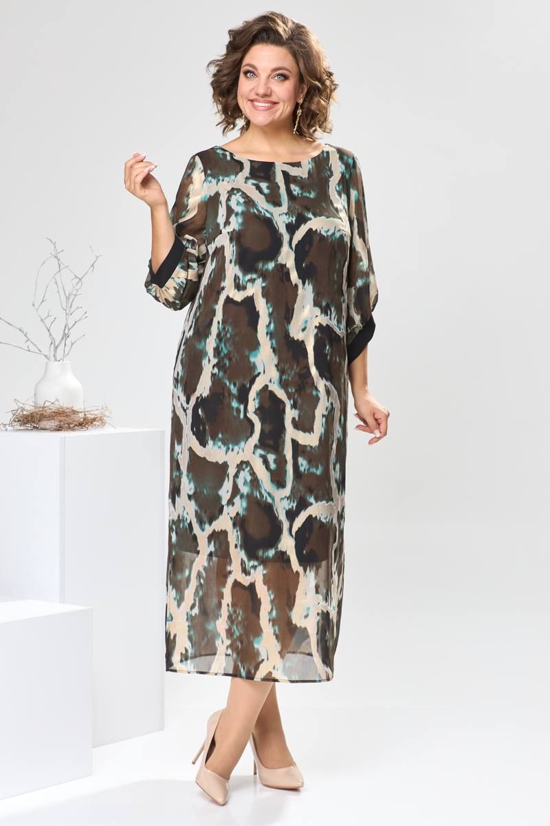 Платья Romanovich Style 1-2442 коричневый