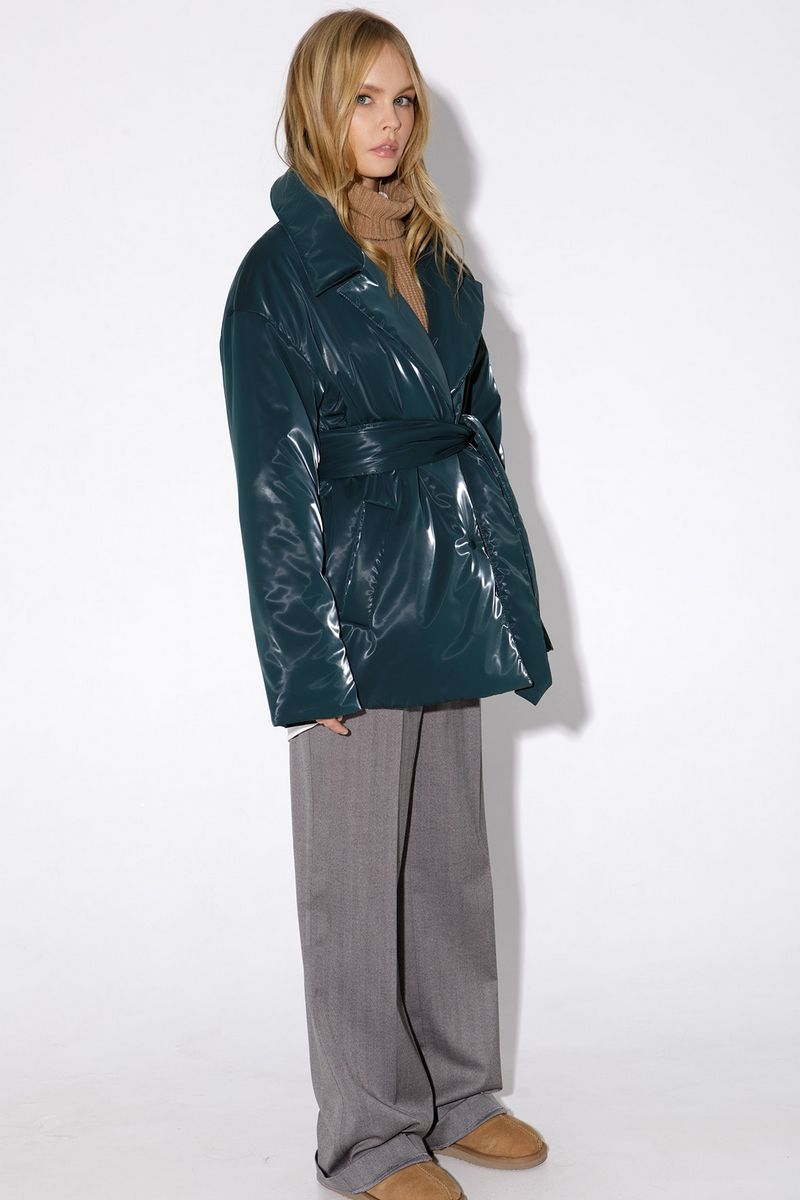 Женская куртка PiRS 5012 изумрудный