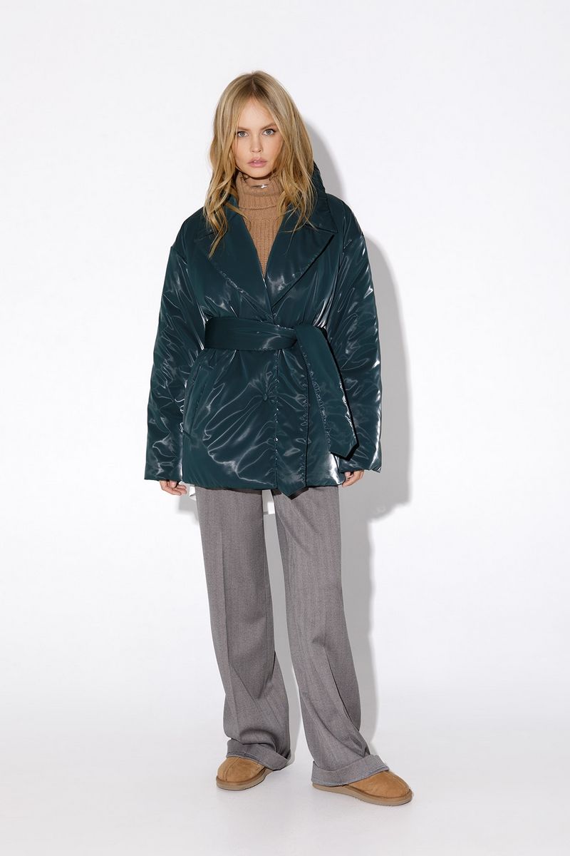 Женская куртка PiRS 5012 изумрудный