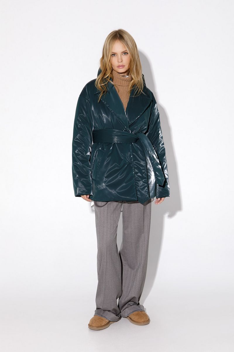 Женская куртка PiRS 5012 изумрудный