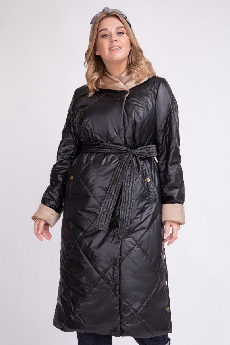 Женское пальто ElectraStyle 6у-0209-109/109 черный