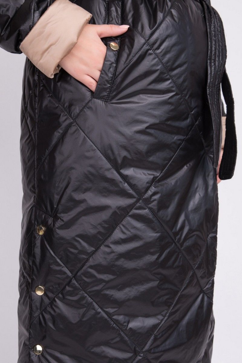 Женское пальто ElectraStyle 6у-0209-109/109 черный