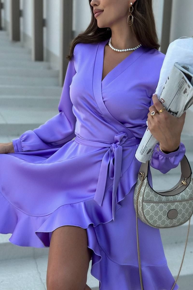 Платья Totallook 22-4-20 фиолетовый