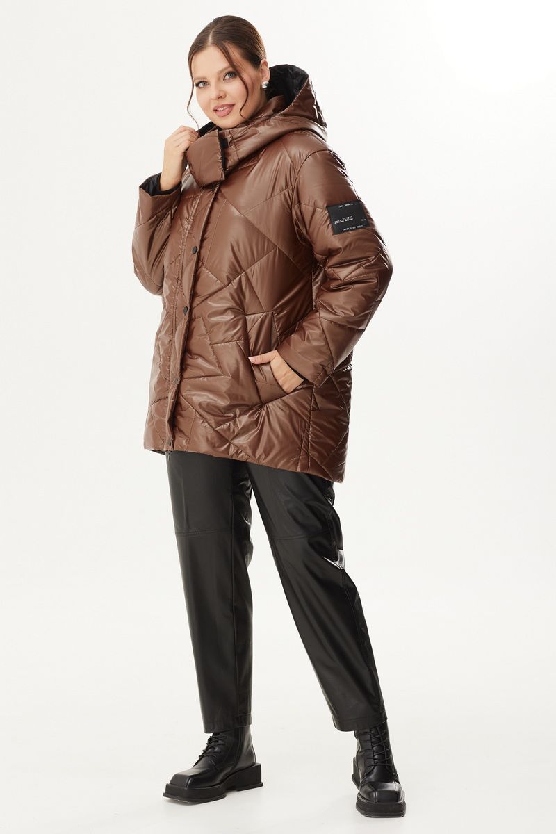 Женская куртка Магия моды 2350 коричневый