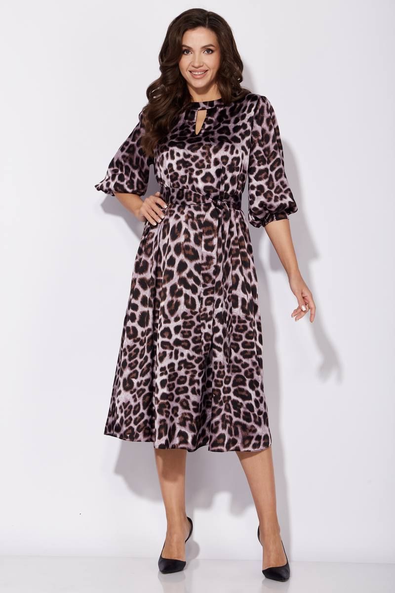 Платья Viola Style 01033-2 леопард