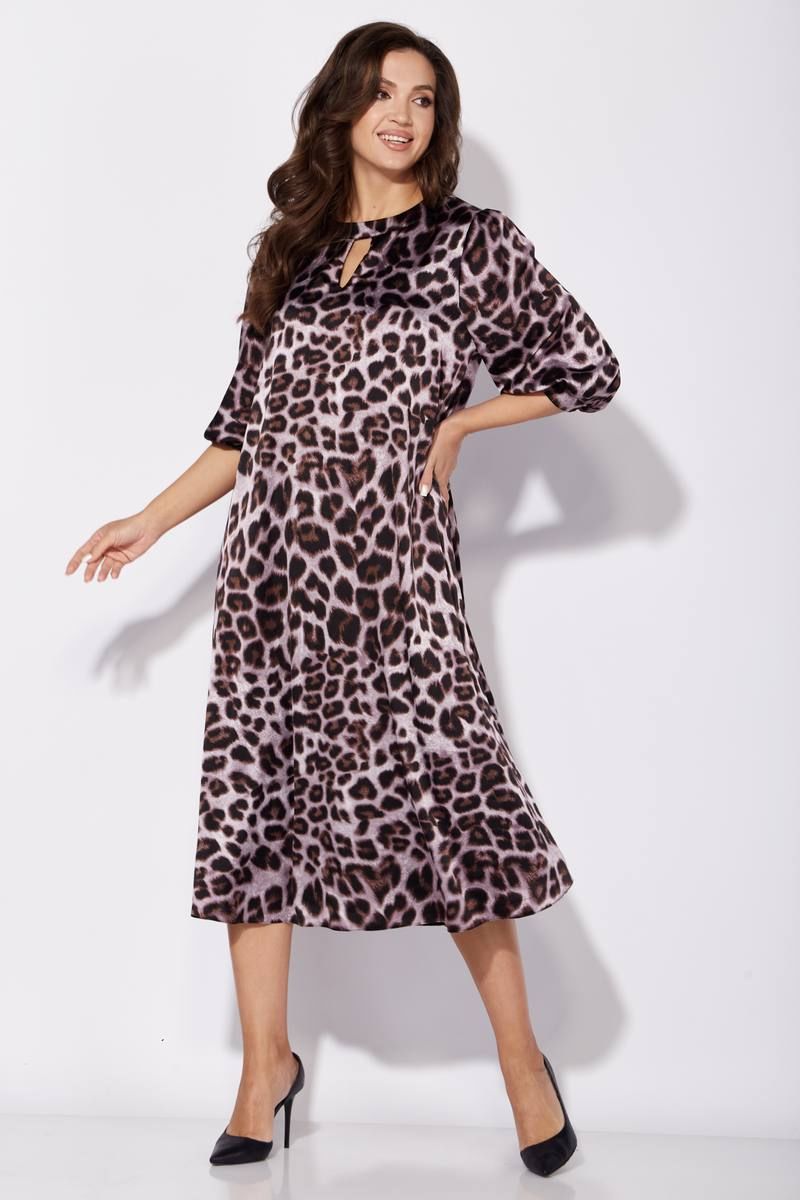 Платья Viola Style 01033-2 леопард