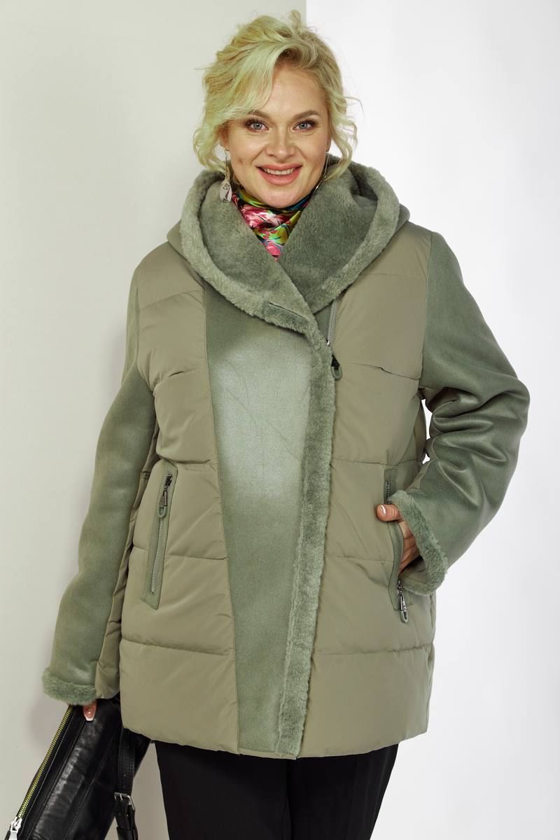 Женская куртка Shetti 2132 олива