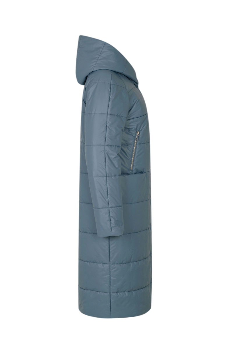Женское пальто Elema 5-13039-1-170 серо-голубой