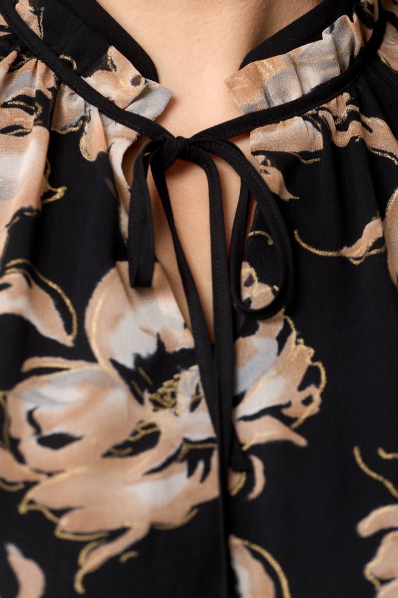 Платья Romanovich Style 1-2597 черный/коричневый