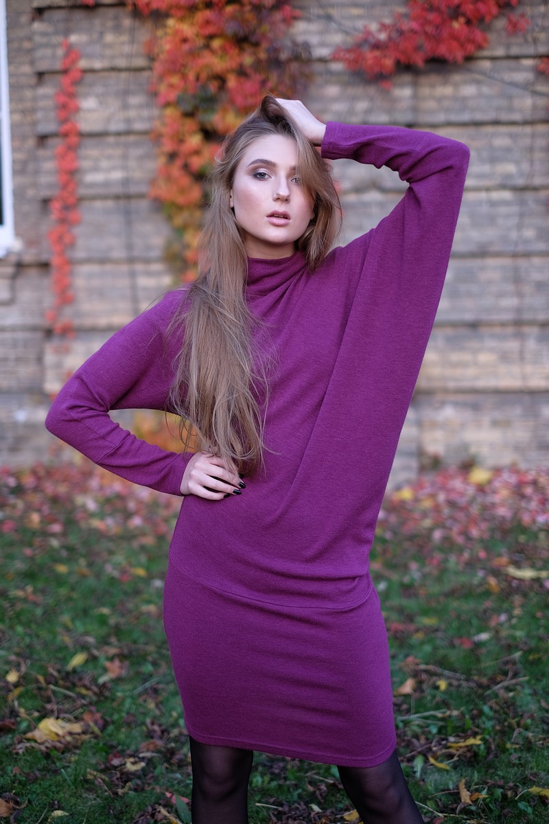 Платье Lamazo 007 пурпурный