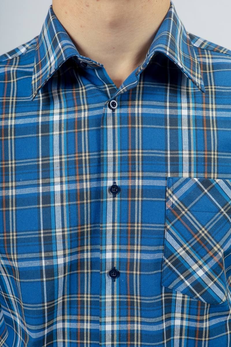 Рубашки с длинным рукавом Nadex 01-063112/426-23_182-188 синий