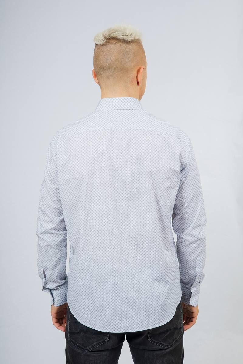 Рубашки с длинным рукавом Nadex 01-048612/501-23_182-188 бело-серый