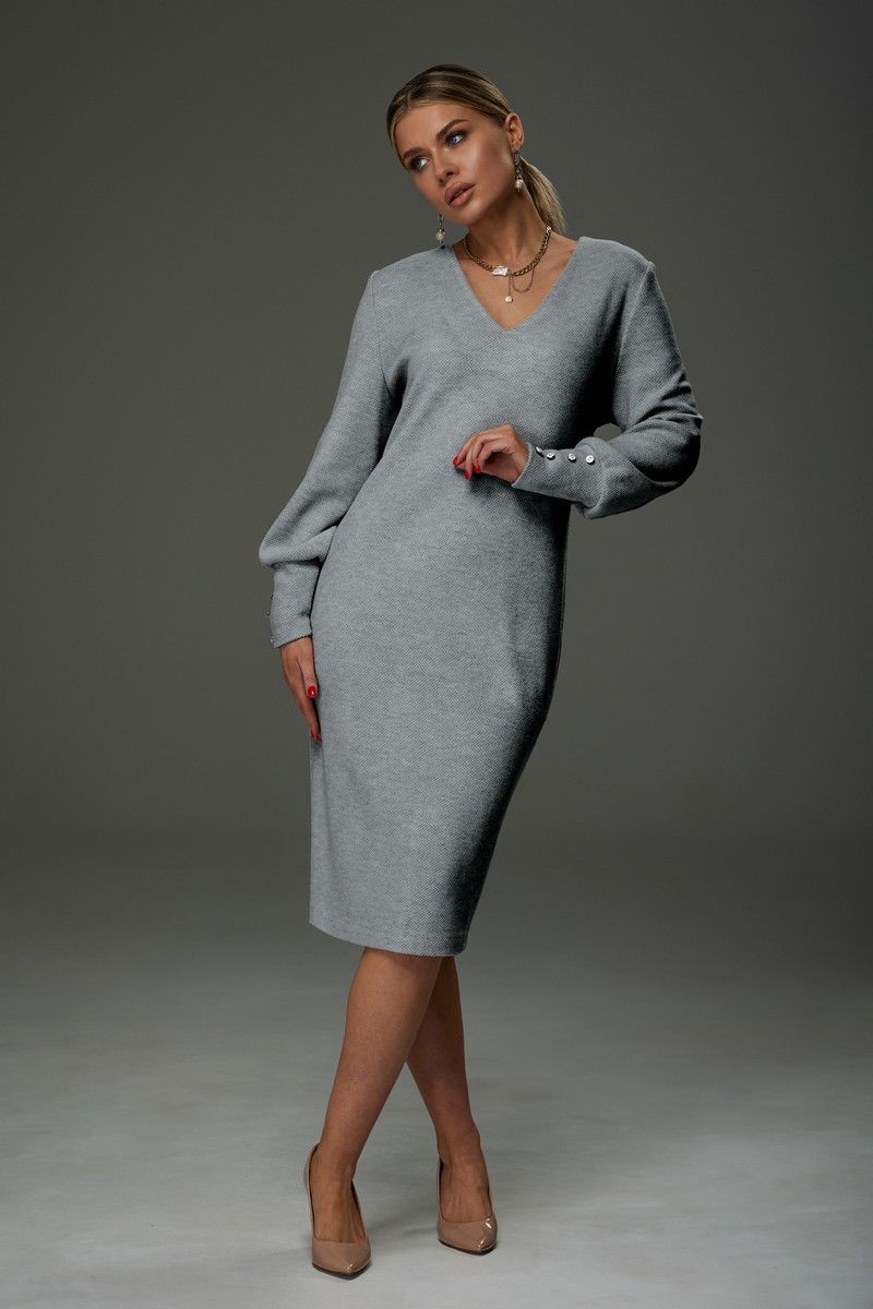 Платья Galean Style 913 серый