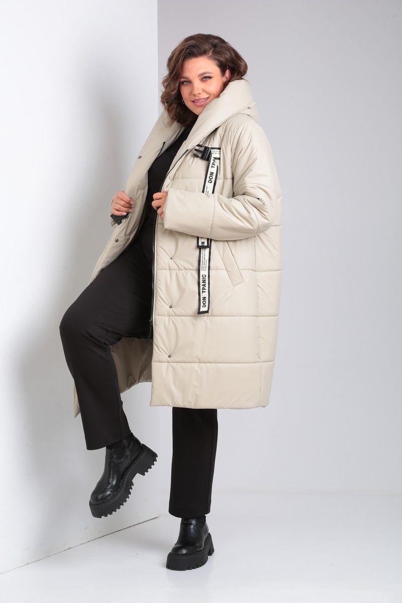 Женское пальто Диомант 1900 бежевый