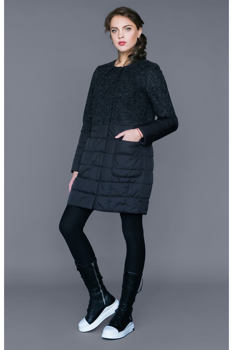 Женское пальто Winkler’s World 473 черно-серый