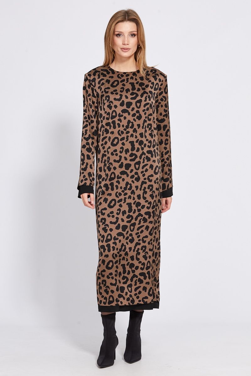 Платья EOLA 2513 коричневый_леопард