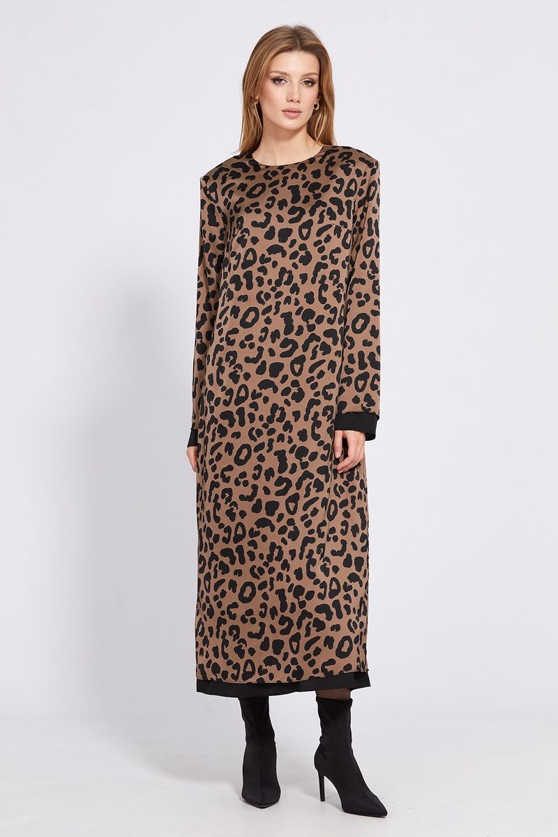 Платья EOLA 2513 коричневый_леопард