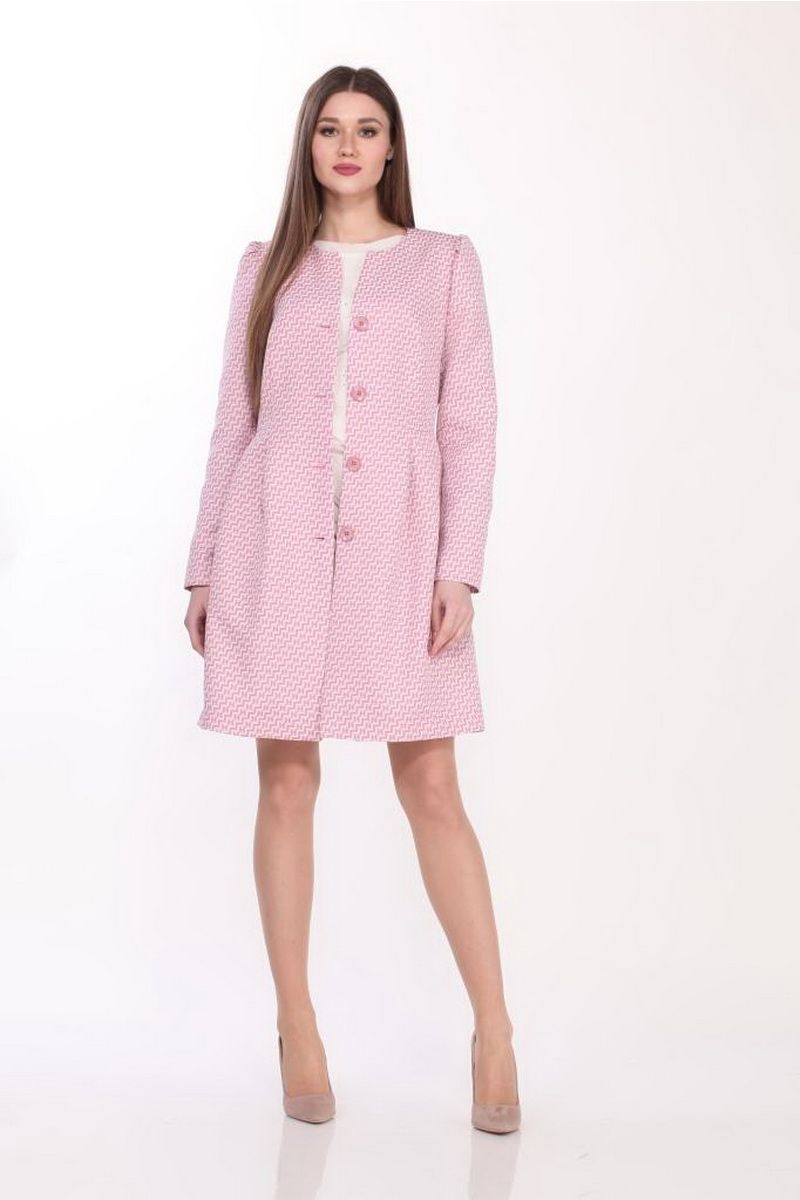 Женское пальто Djerza 2112А розовый
