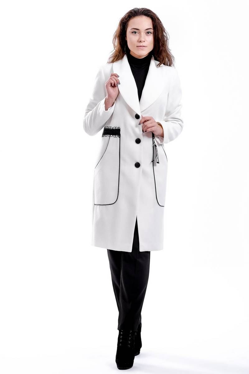 Женское пальто Nat Max ШПТ-0127-38 белый