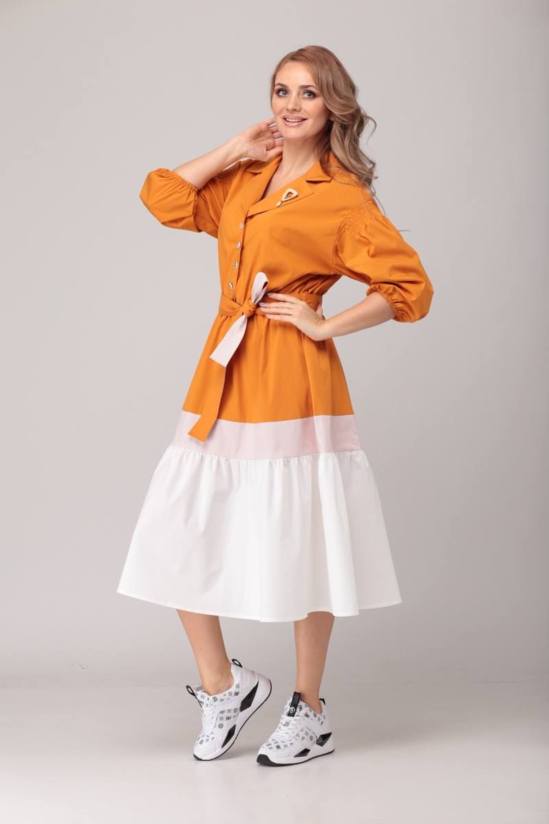 Платье Danaida 1837 оранжевый