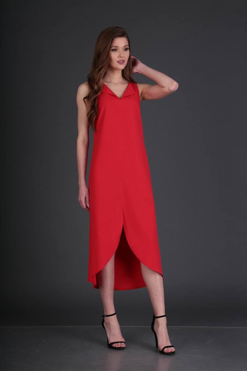 Платье DoMira 01-338 красный