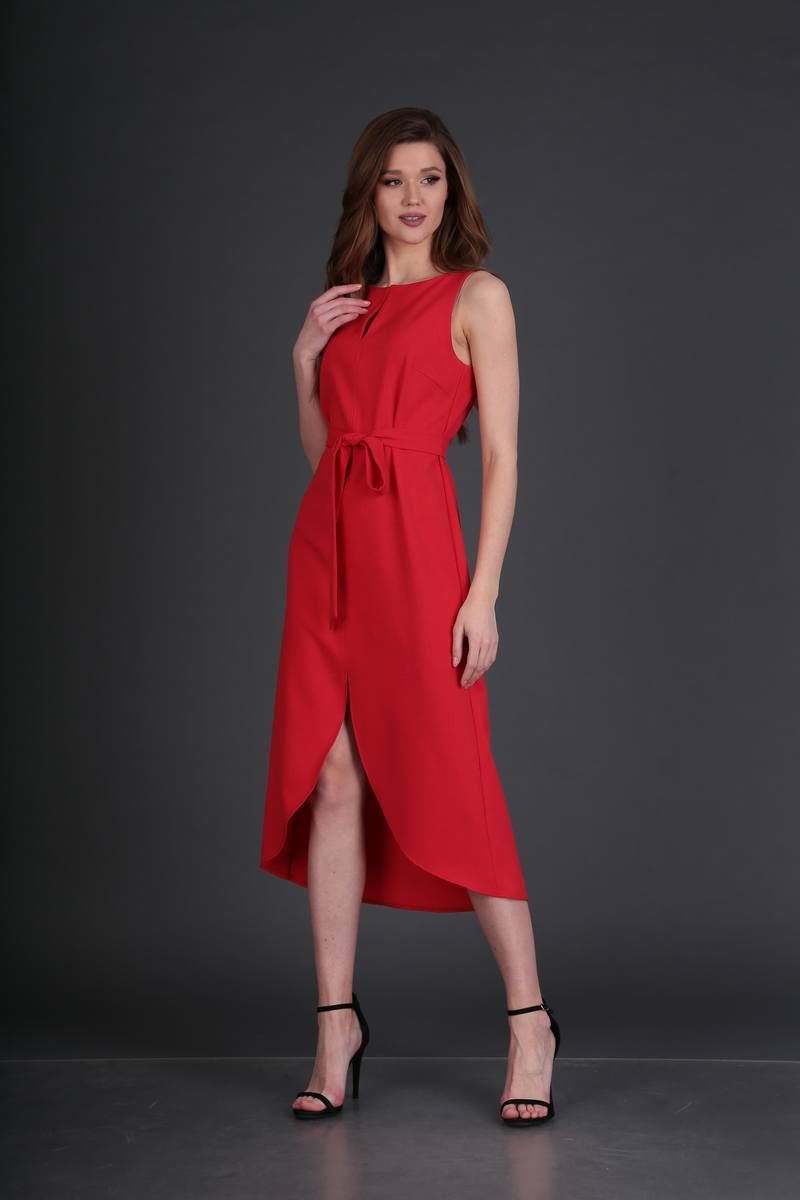 Платье DoMira 01-338 красный