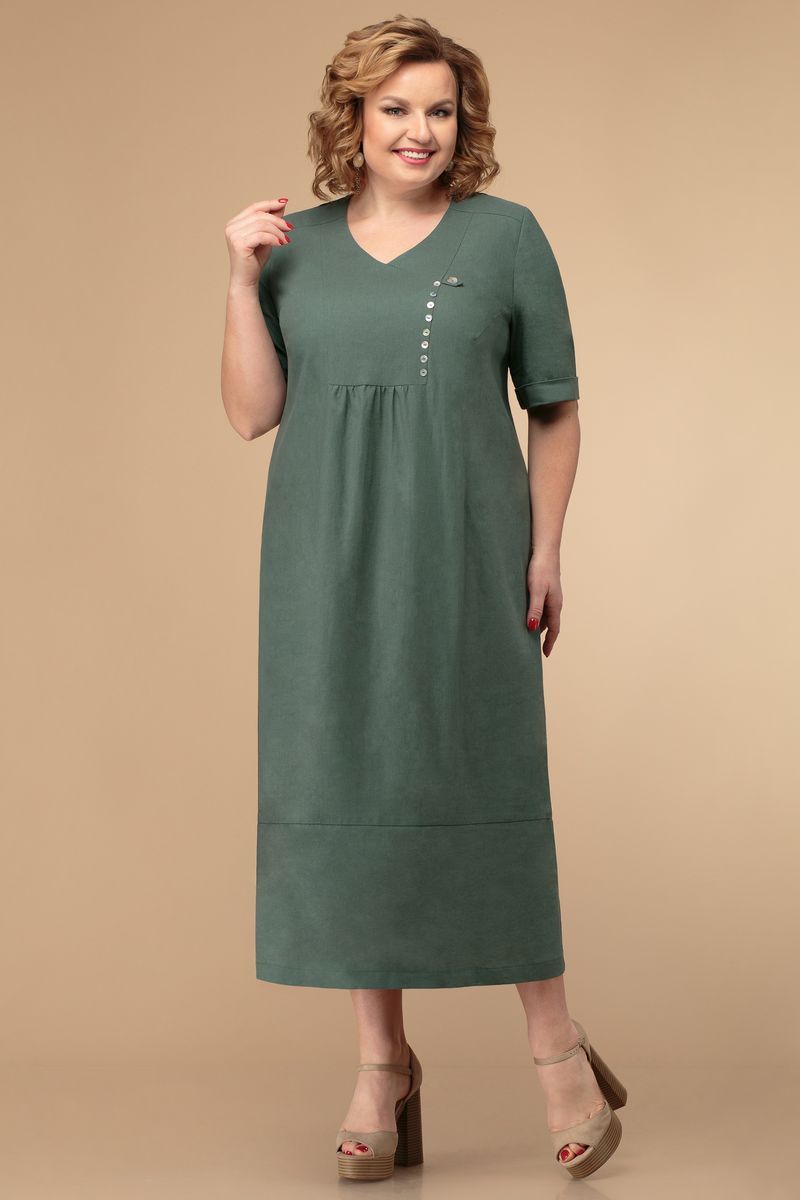 Платье Линия Л Б-1791 зеленый