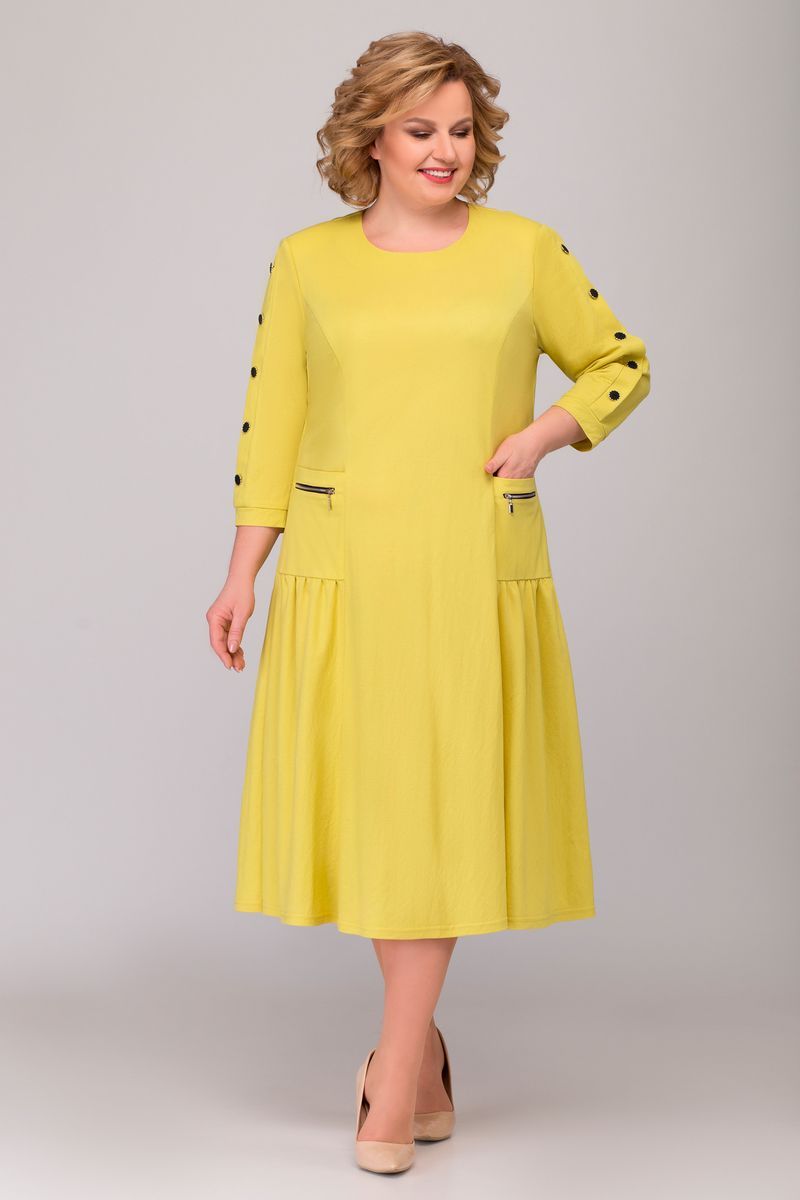Платье Асолия 2464 жёлтый